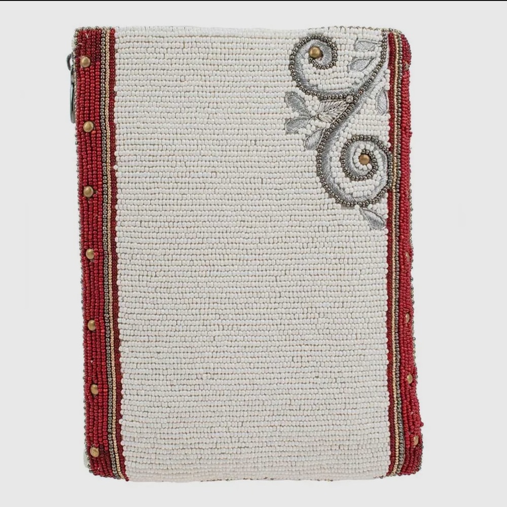 Mary Frances - Royal Bee Beaded Mini Crossbody Handbag - Picture 2 of 6